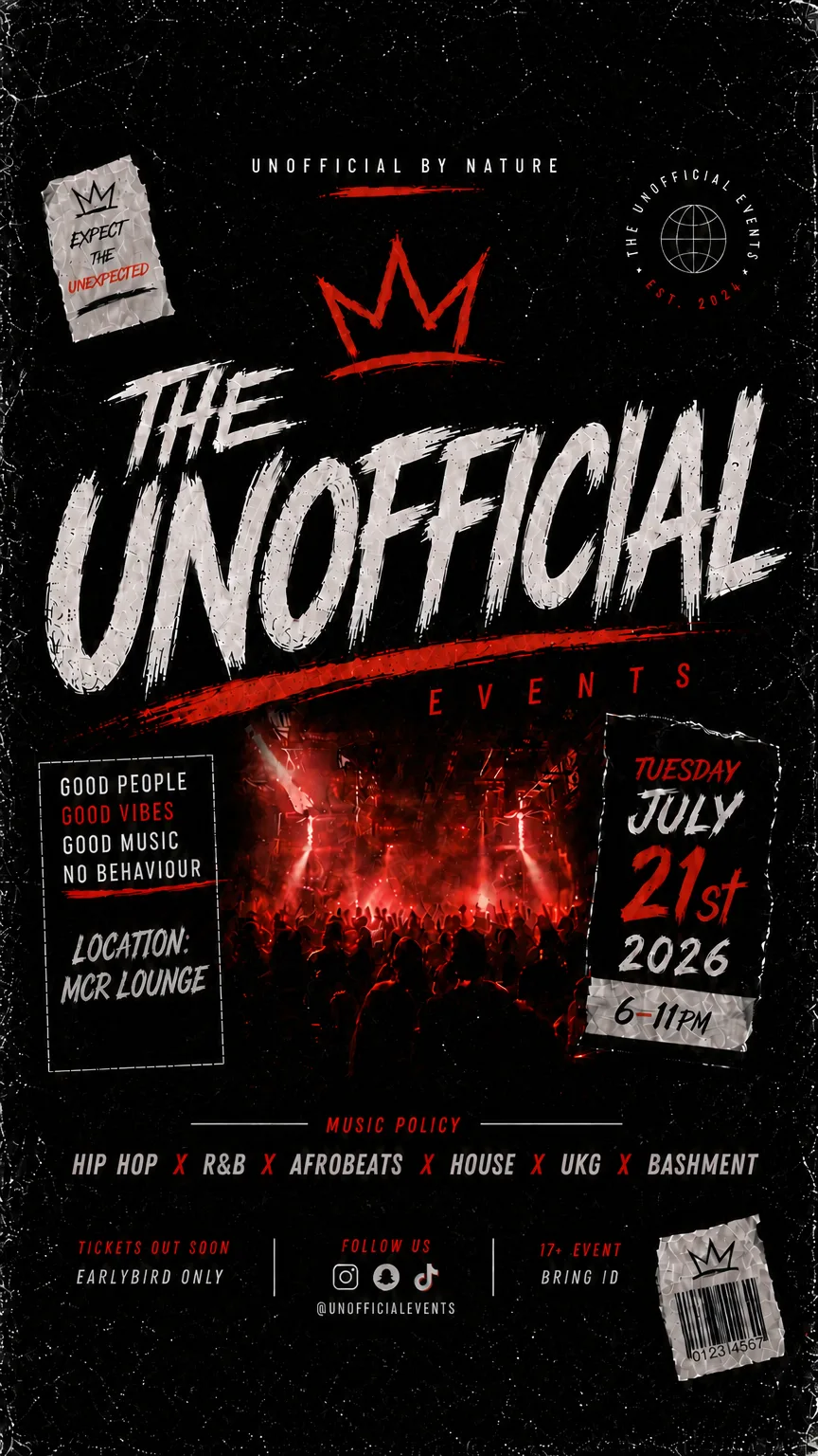 Unofficial events at The MCR Lounge