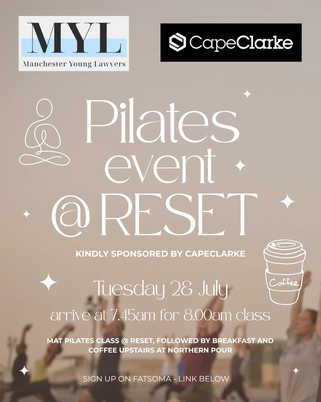 Pilates event @ Reset with CapeClarke at RESET by FORM (MCR)