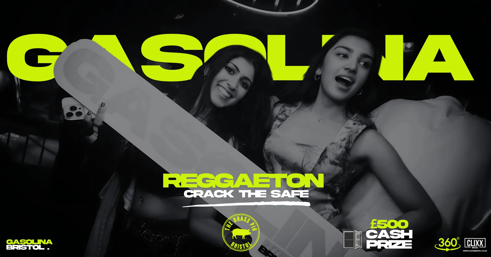 Gasolina Bristol 🔥 Crack The Safe x £500 Cash Prize