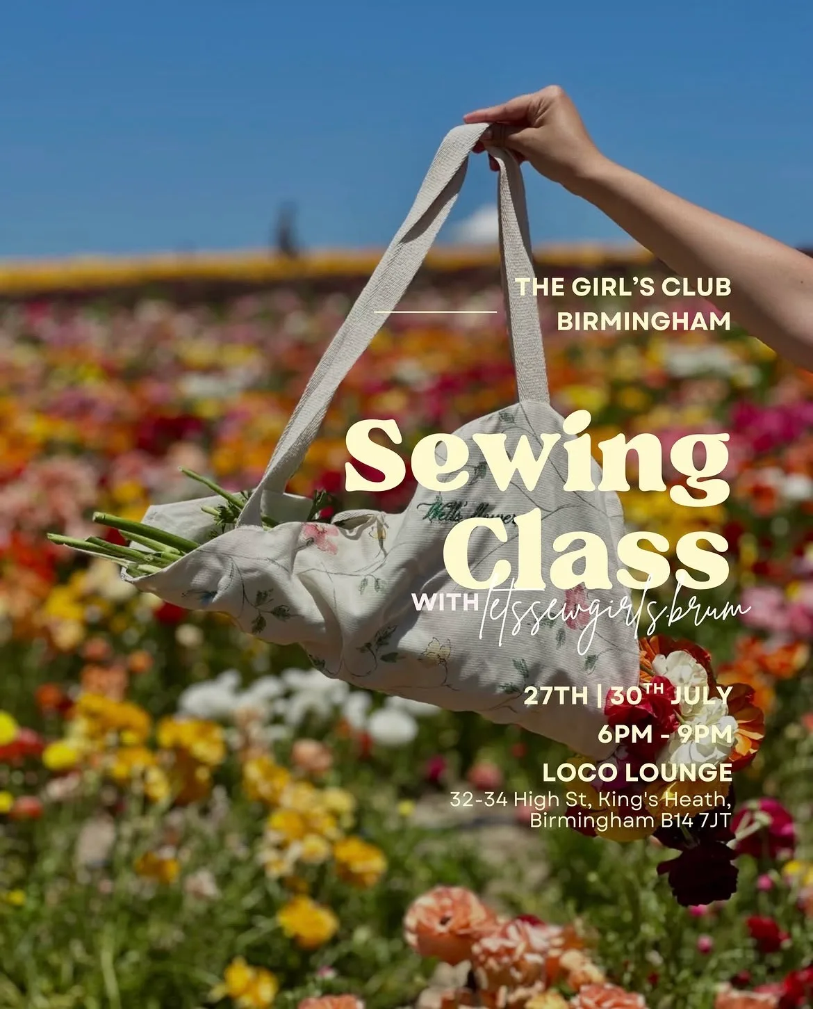 Sewing Class 27.07 🧵🪡 at Loco Lounge