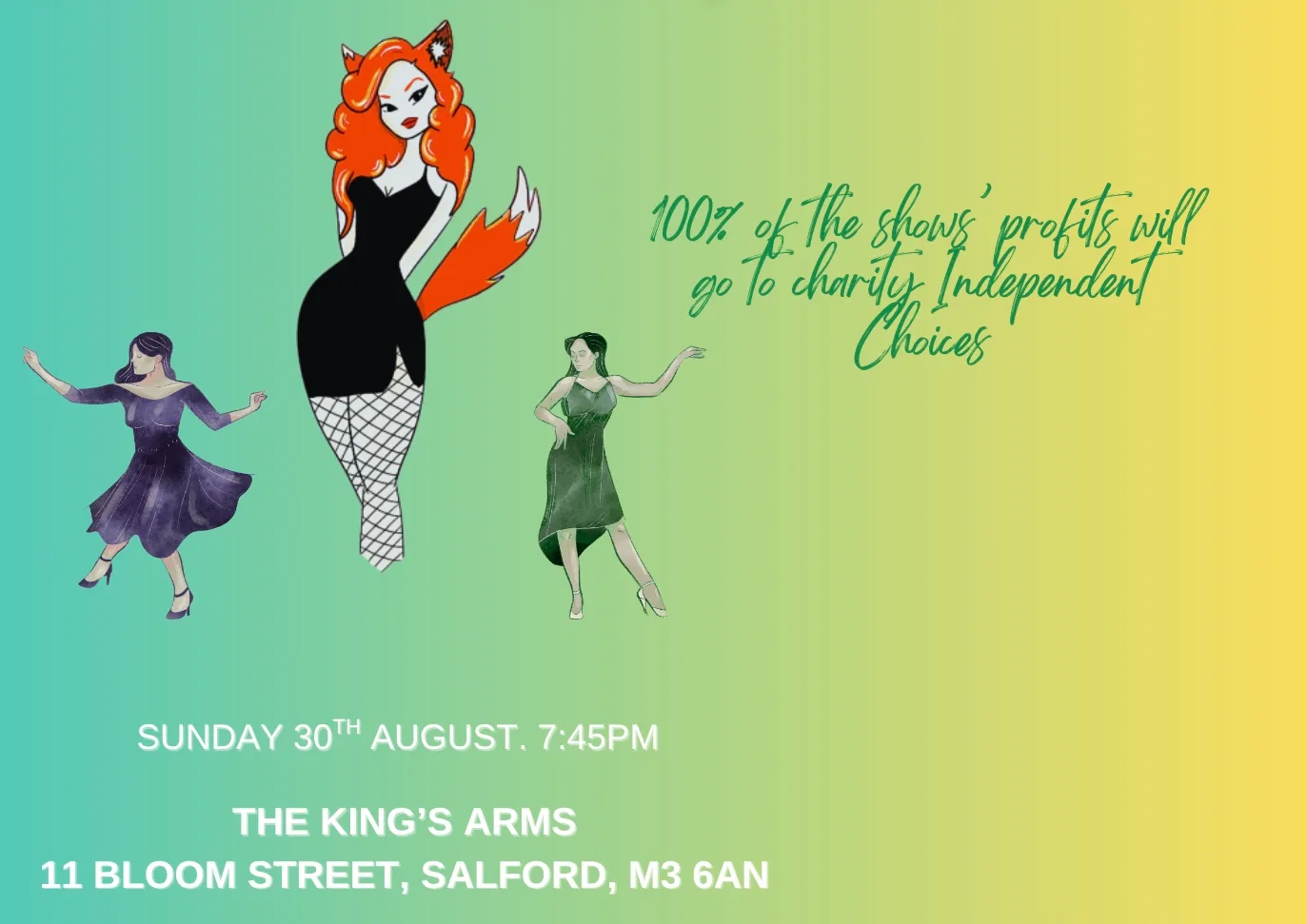 Ember & the Vixens: An Evening of Cabaret in aid of Independent Choices at The Kings Arms