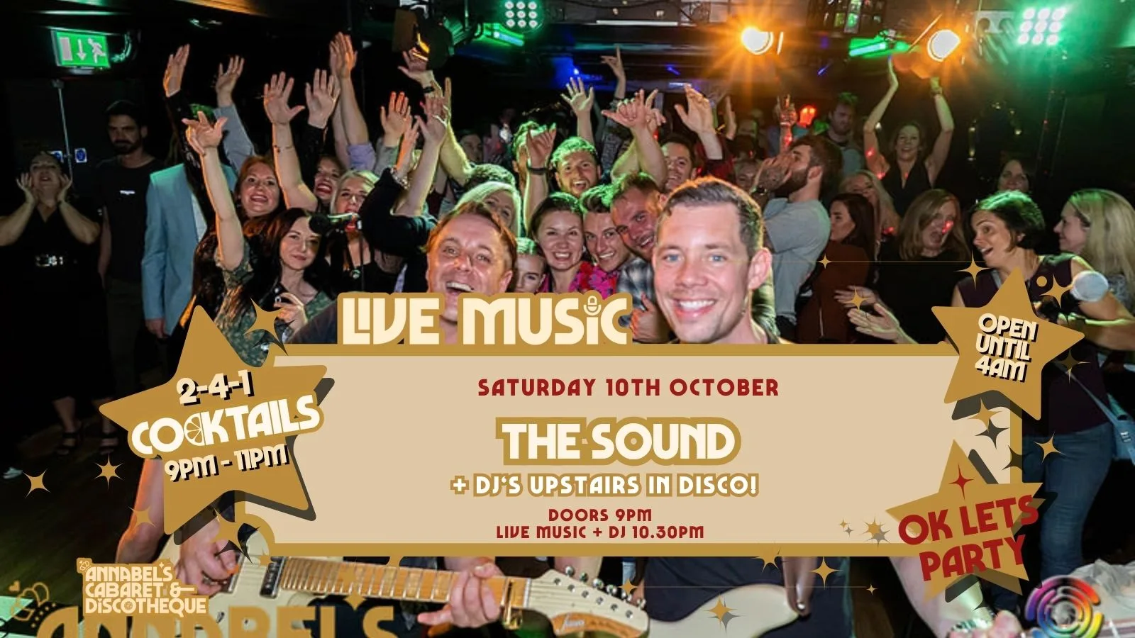 Live Music: THE SOUND // Annabel’s Cabaret & Discotheque at Annabel's Cabaret and Discotheque