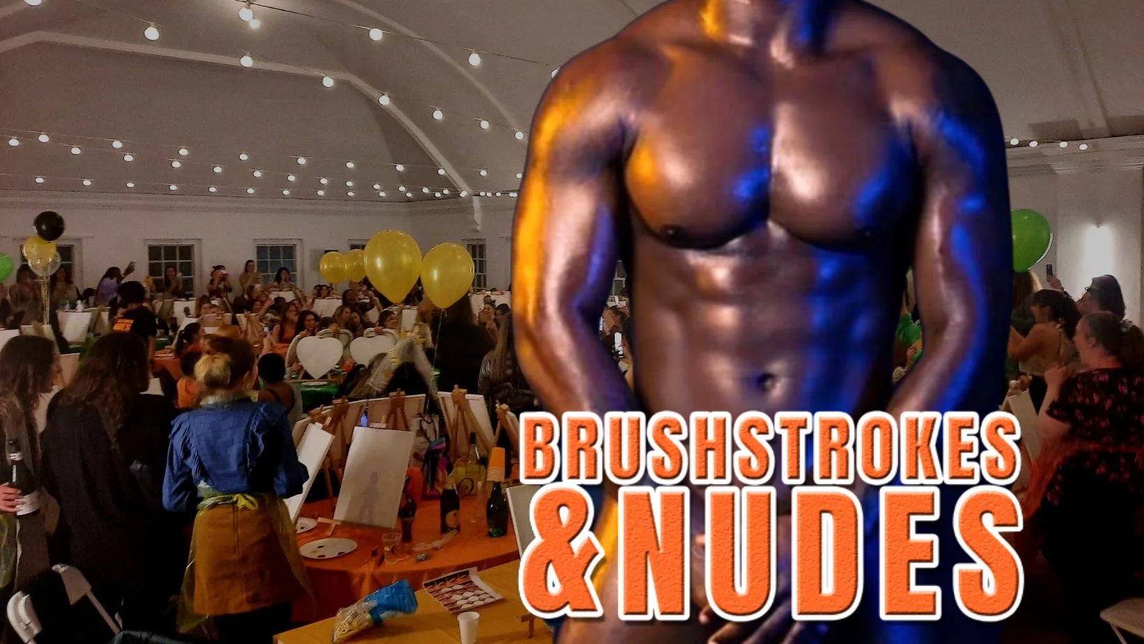 Brushstrokes and Nudes BYOB Sip and Paint at Secret Location