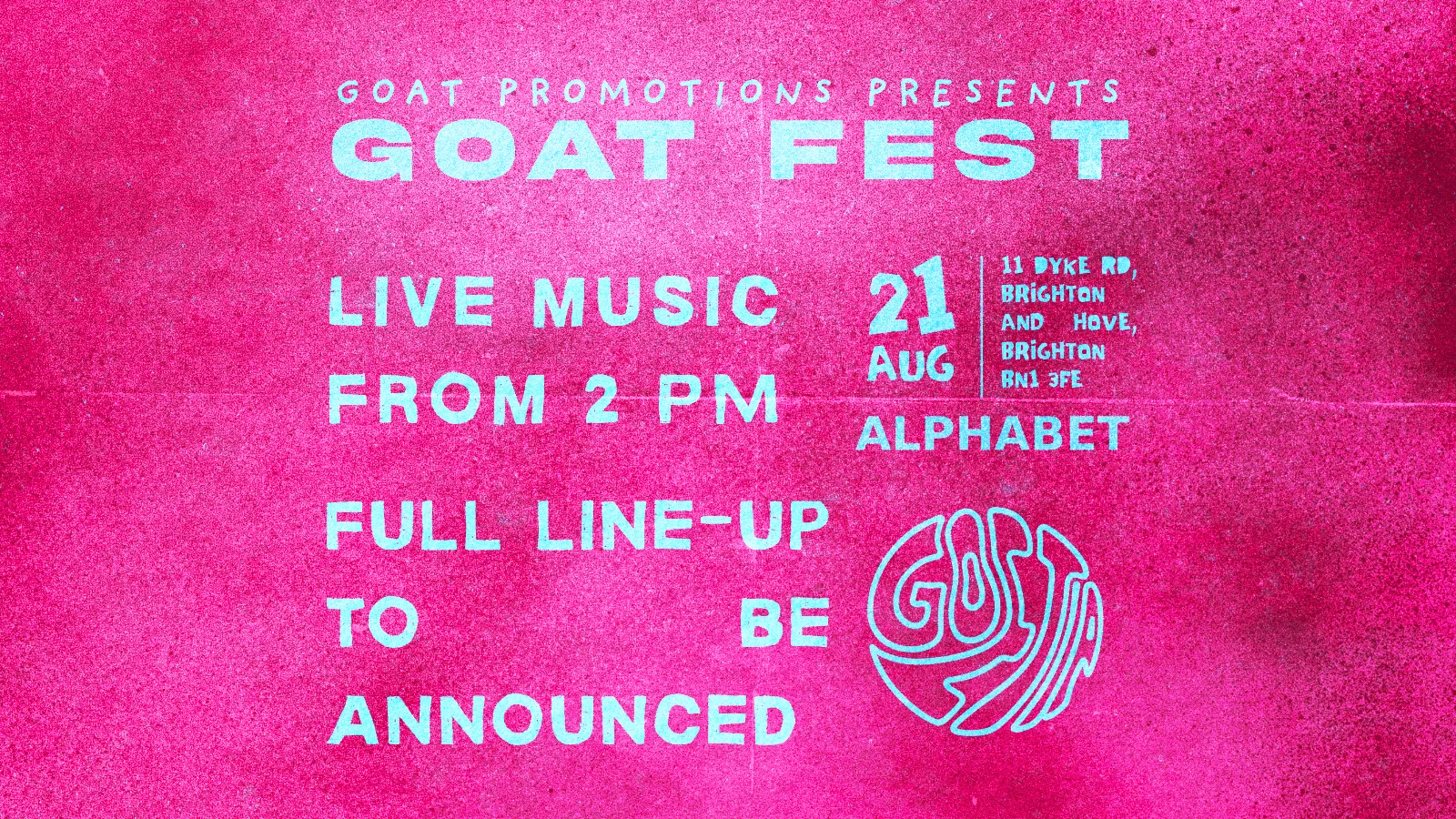 GOAT FEST 2026 at A L P H A B E T