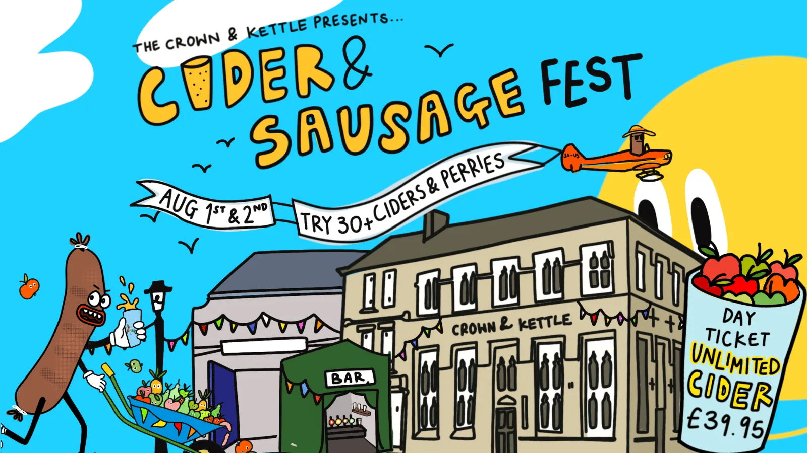 The Crown & Kettle Presents... Cider & Sausage Fest 2026! at The Crown & Kettle
