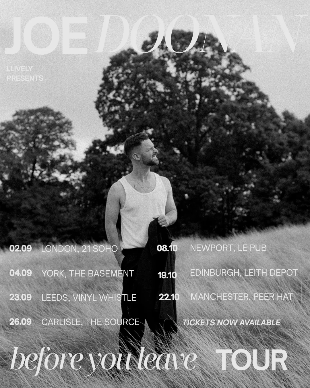 Joe Doonan live at Leith Depot, Edinburgh at Leith Depot
