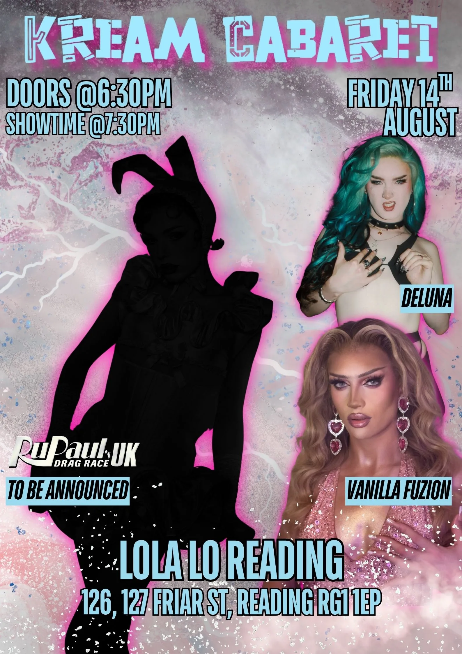 Kream Cabaret X ???? at Reading Lola Lo