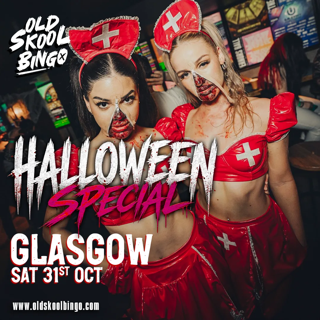 Old Skool Bingo Sat 31st October Glasgow Halloween special