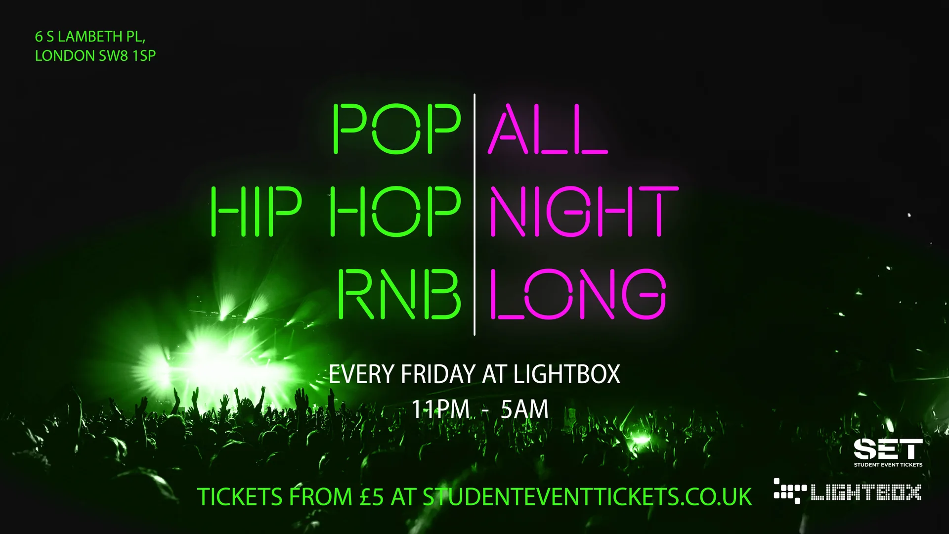 ALL NIGHT LONG @ LIGHTBOX FRIDAY 2ND OCTOBER