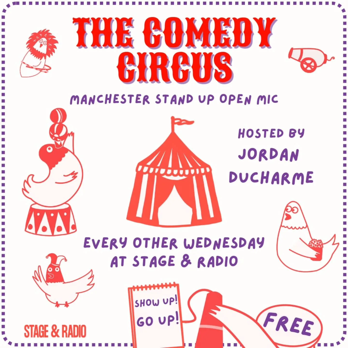 Comedy Circus Open Mic! at Stage & Radio