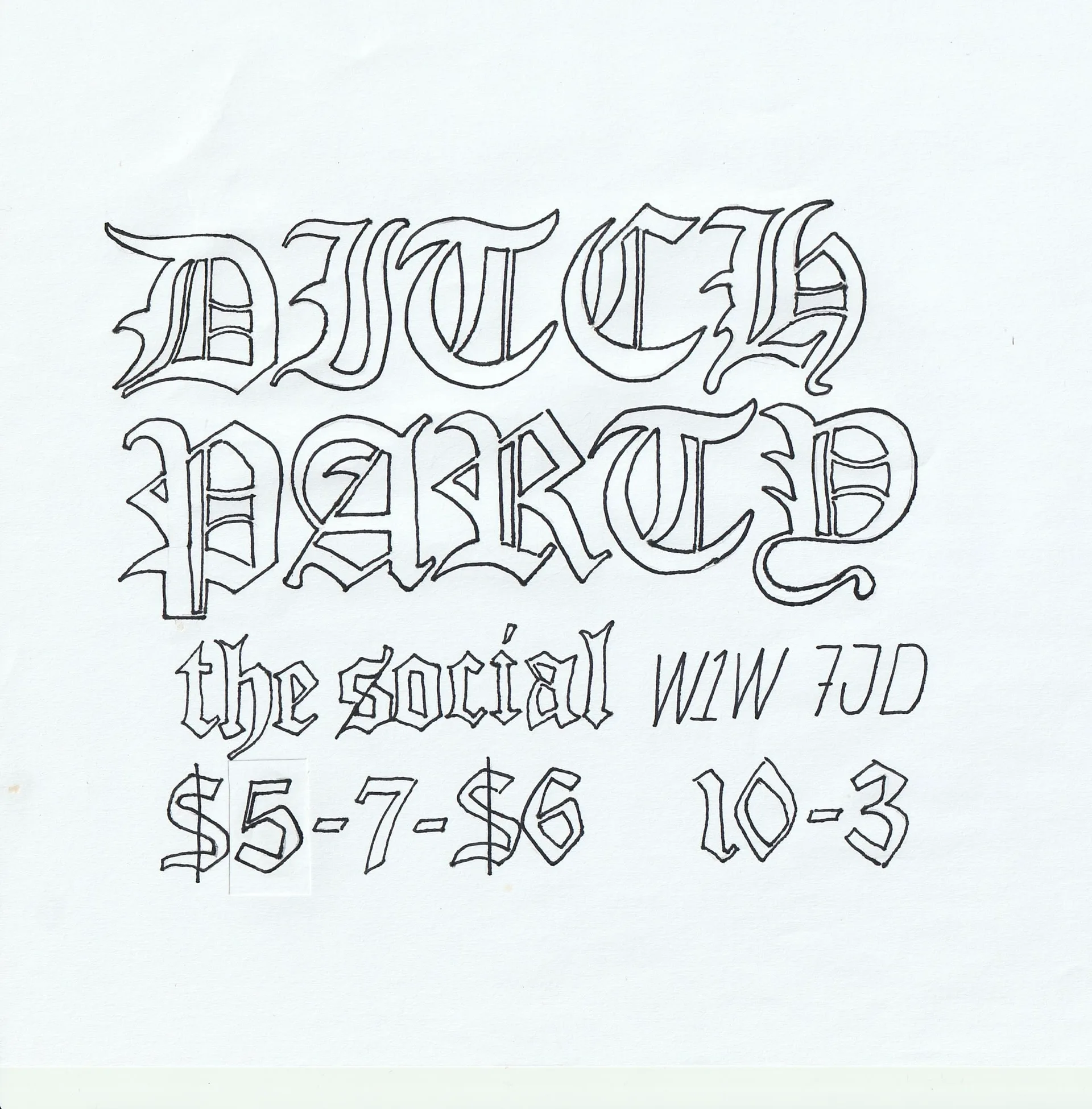Summer DITCH PARTY at The Social