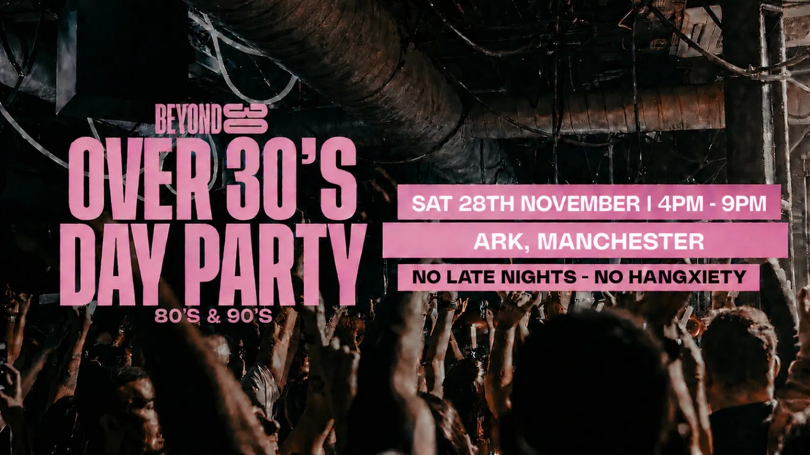 80s & 90s Over 30s Daytime Clubbing - MANCHESTER🕺🏽