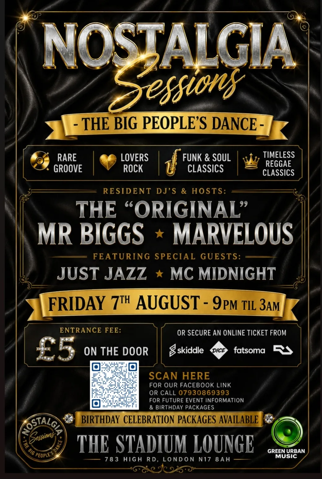 Nostalgia Sessions (Friday 7th August)