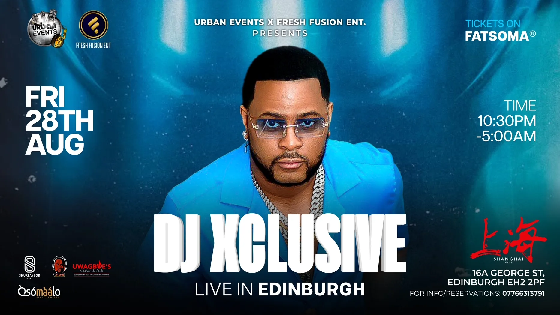 DJ XCLUSIVE LIVE | SHANGHAI CLUB | 28.08.26 at Shanghai Nightclub