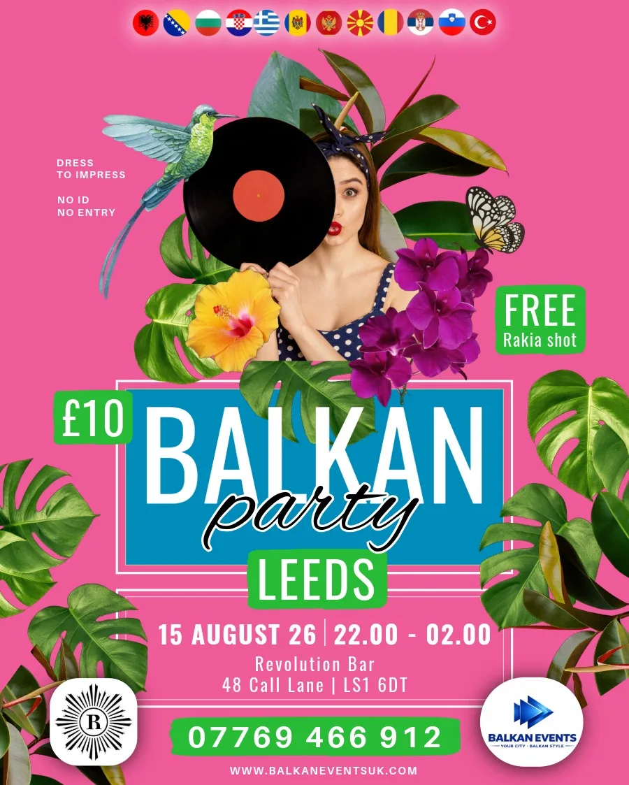BALKAN Party LEEDS - Holiday Party