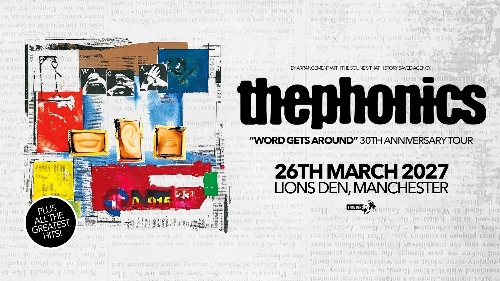The Phonics ("Word Get's Around" 30th Anniversary Tour) at Lions Den Manchester