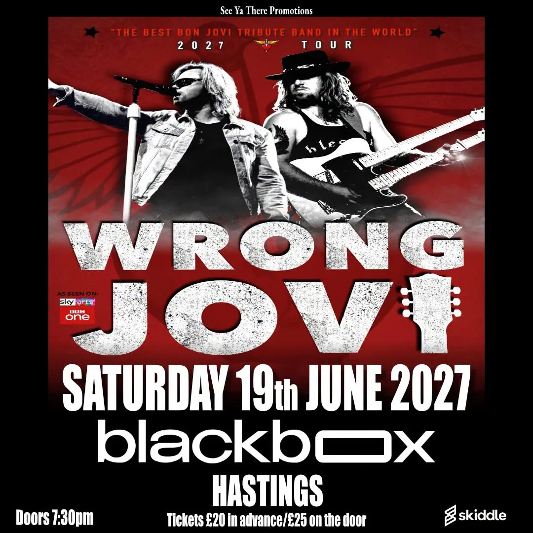 WRONG JOVI at Blackbox Hastings