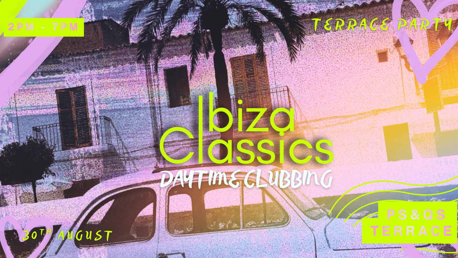 IBIZA CLASSICS | DAYTIME CLUBBING at P's & Q's Roof Terrace