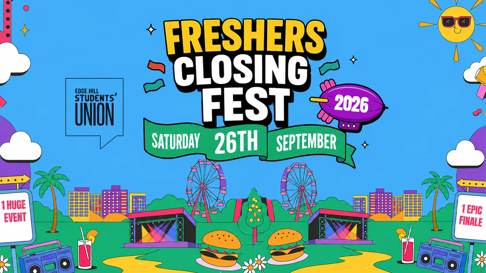 OFFICIAL Edge Hill Freshers Closing Party - Presented by Footasylum - UK Largest Freshers Events at Edge Hill University