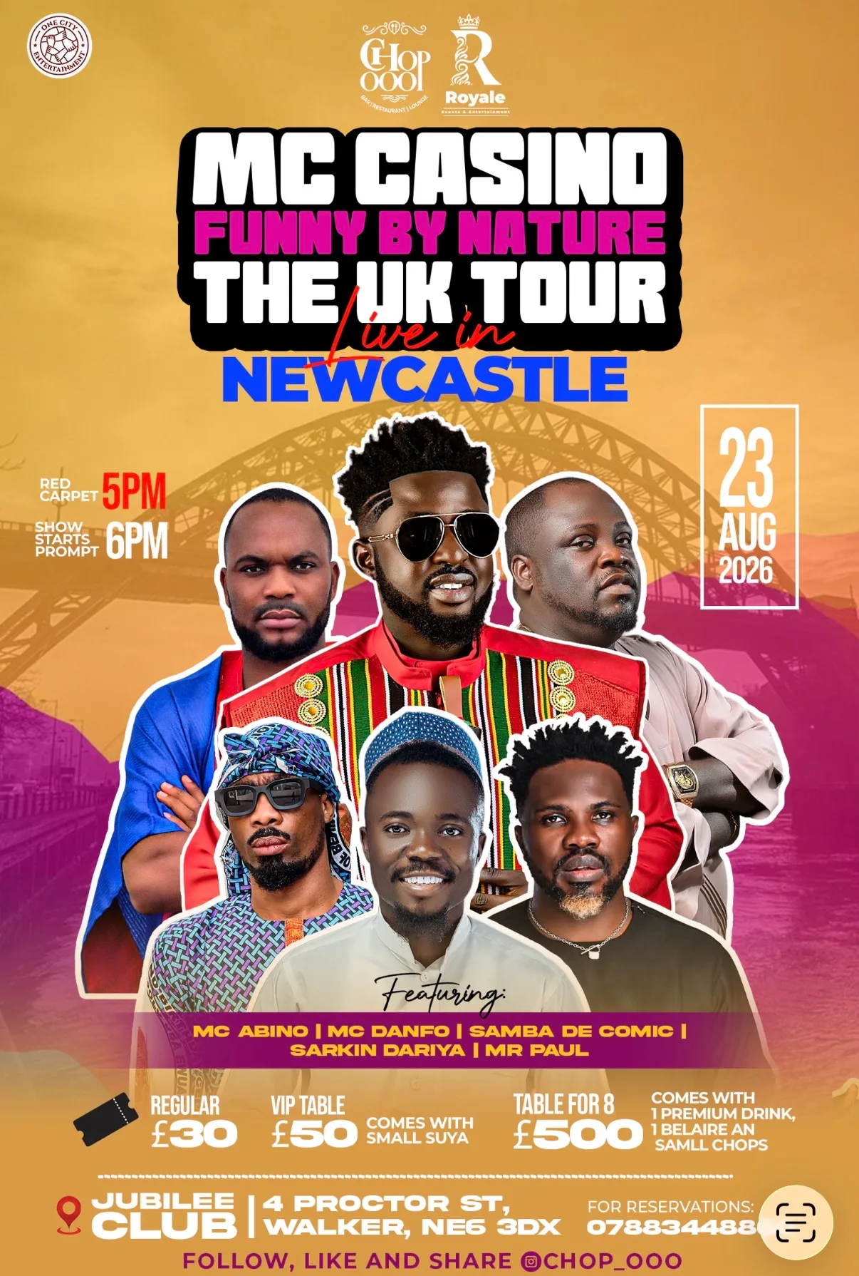 MC Casino: Funny By Nature – UK Tour Live in Newcastle 😂