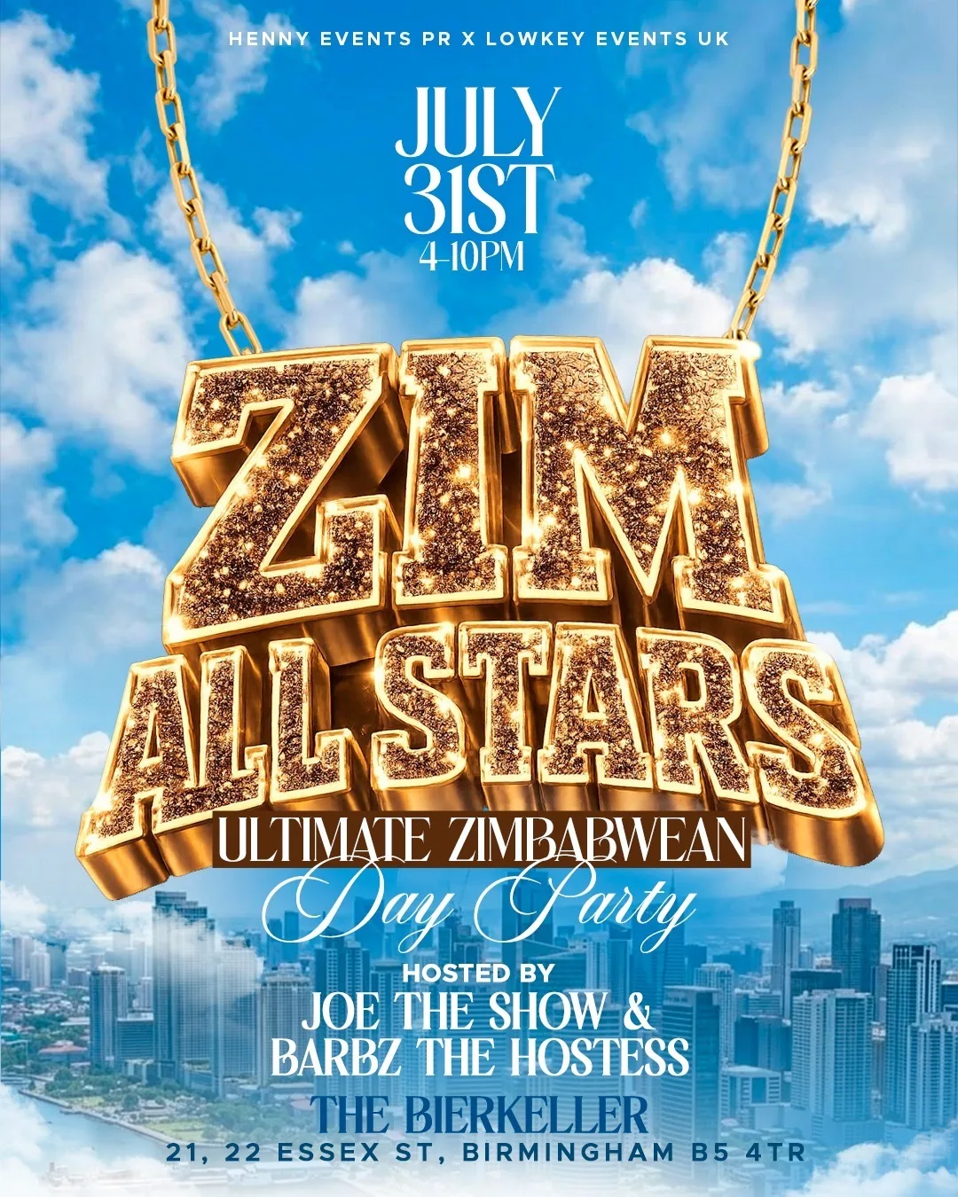 ZIM ALL STARS | THE ULTIMATE ZIMBABWEAN DAY PARTY at The Bierkeller