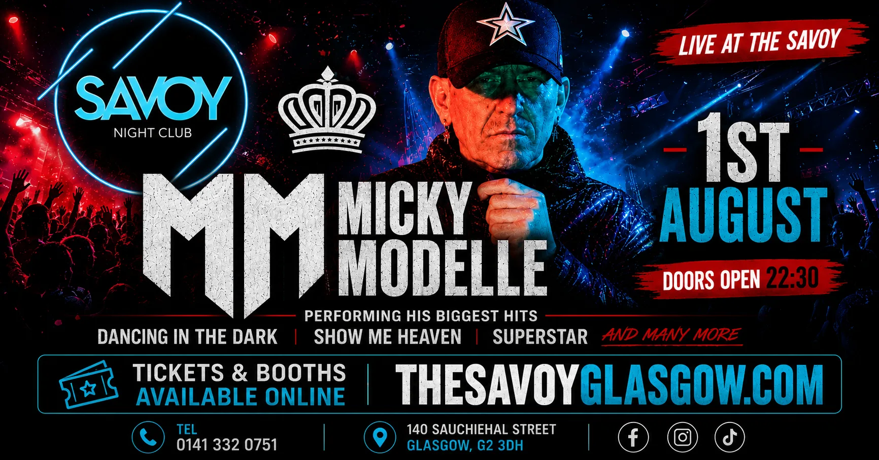 Micky Modelle - Savoy Nightclub Glasgow