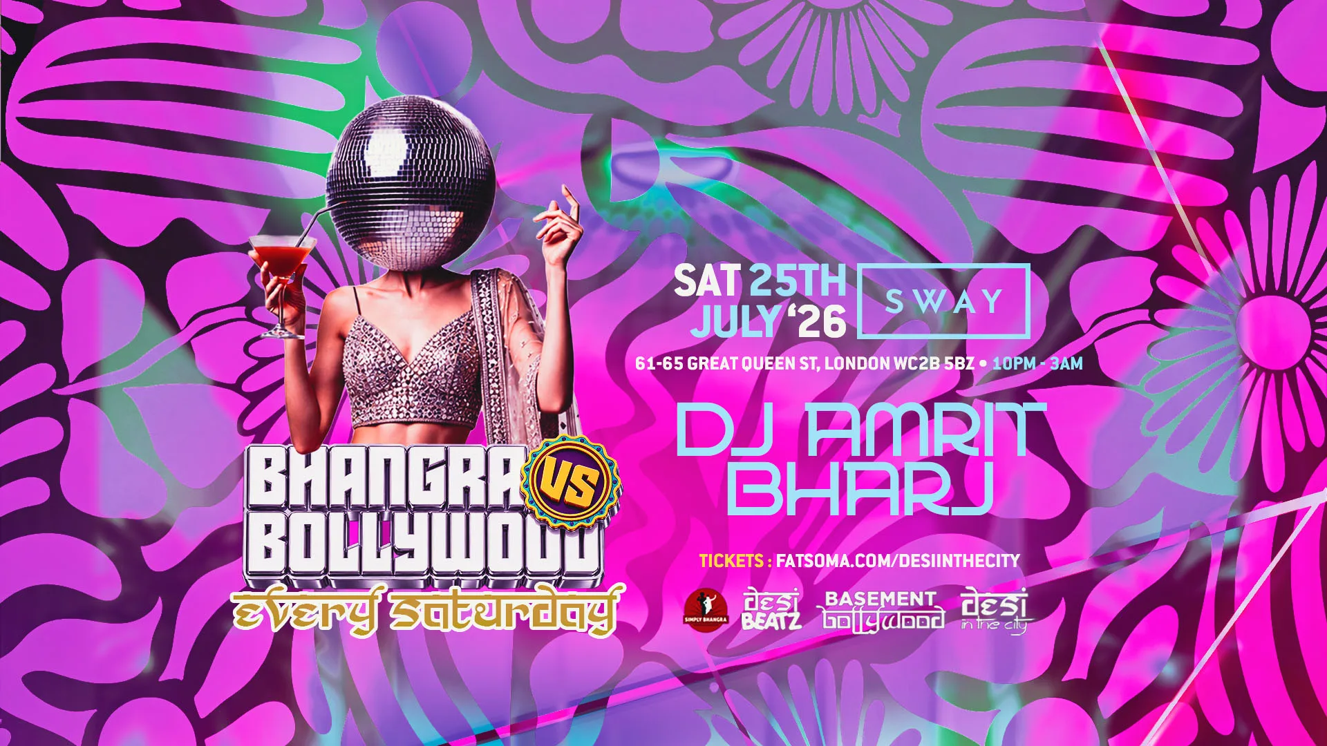 BHANGRA vs BOLLYWOOD! | 25.07.26 | SWAY BAR LONDON