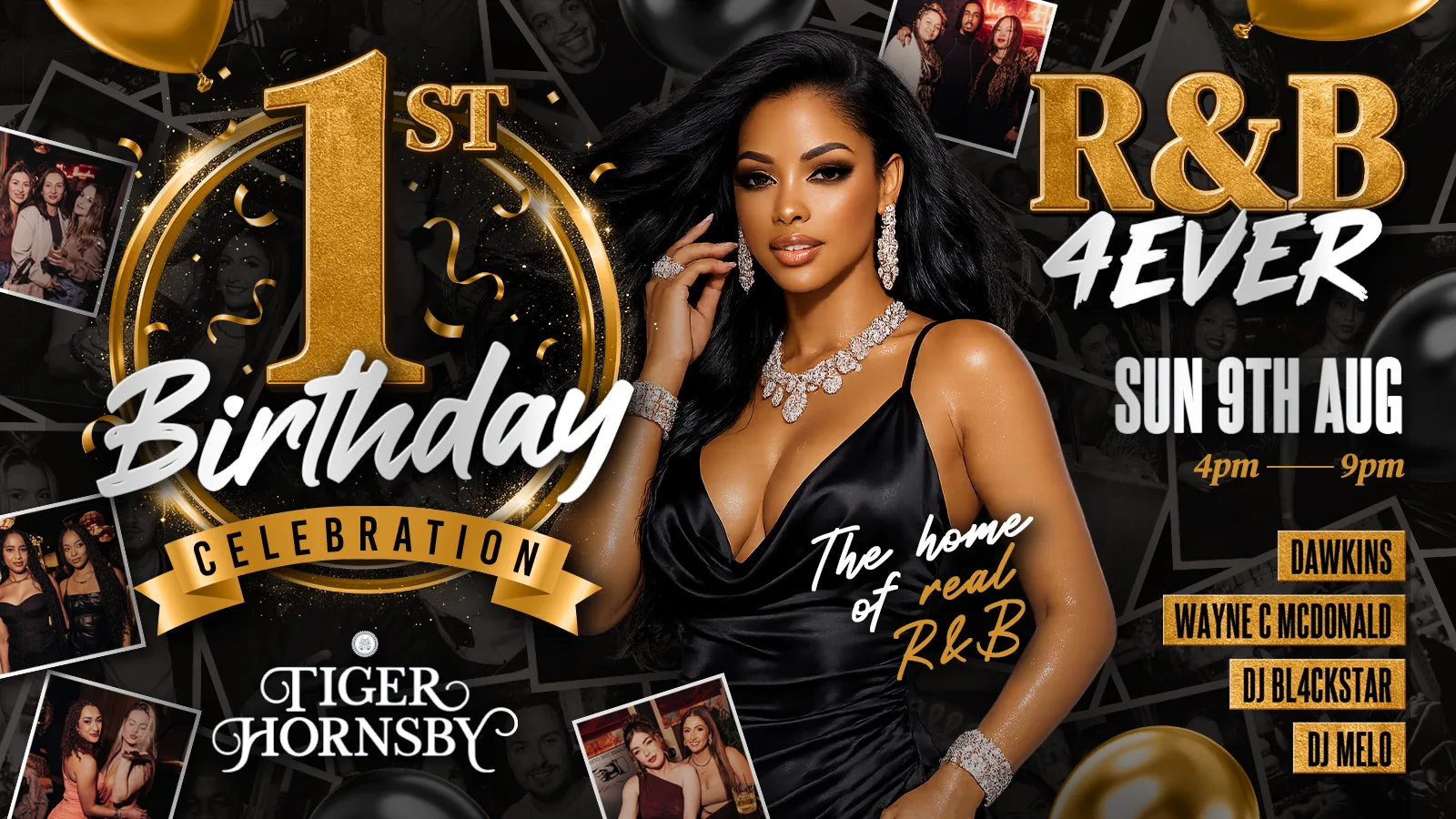 R&B 4EVER | 1st Birthday Celebration at Tiger Hornsby
