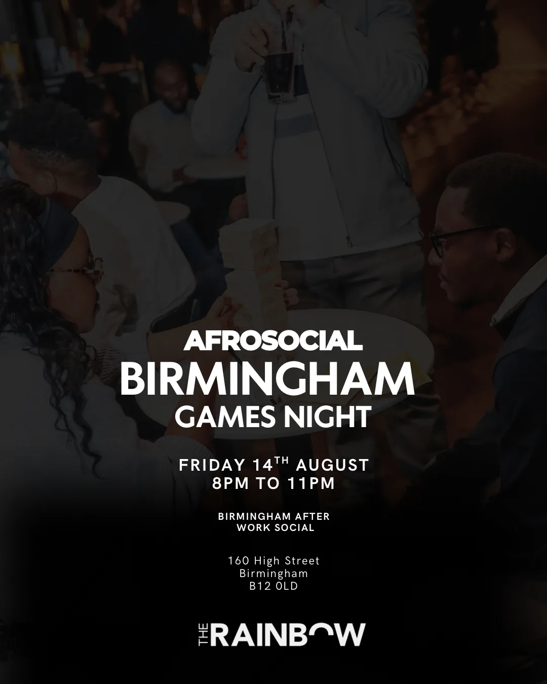 AFROSOCIAL Birmingham - Games Night at The Rainbow