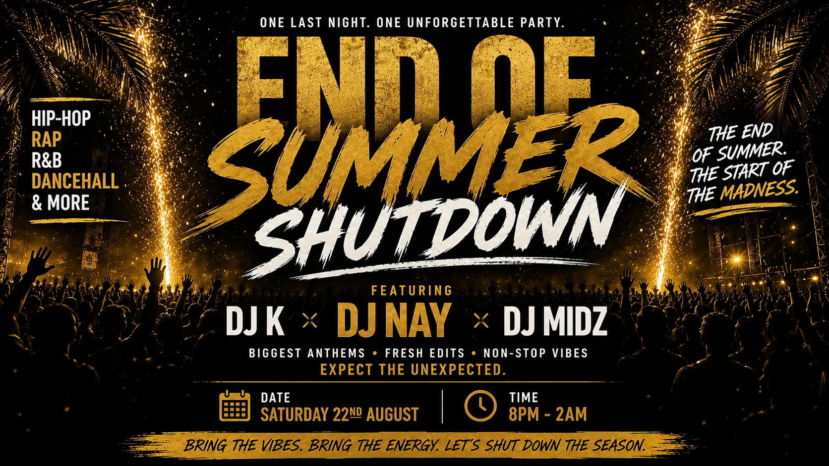 End Of Summer Shut Down