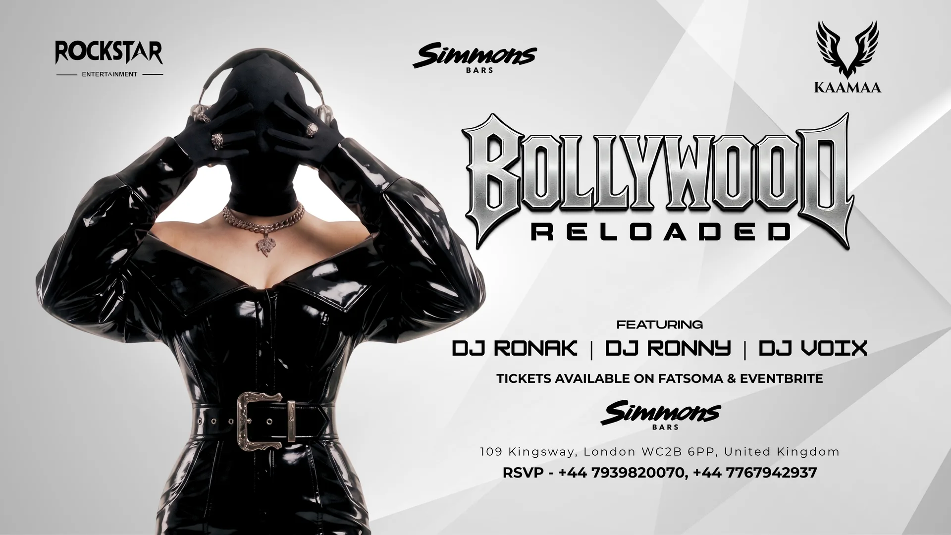 BOLLYWOOD RELOADED by KAAMAA at Simmons Bar | Holborn