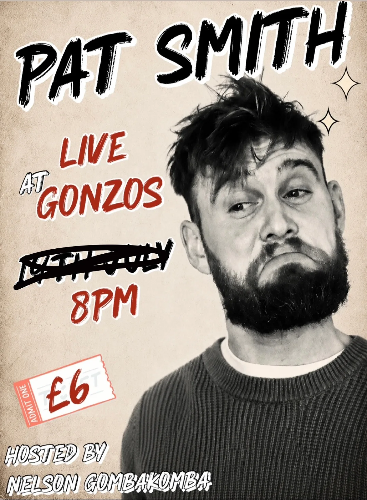 Gonzo's Afterdark Comedy Night 🌟