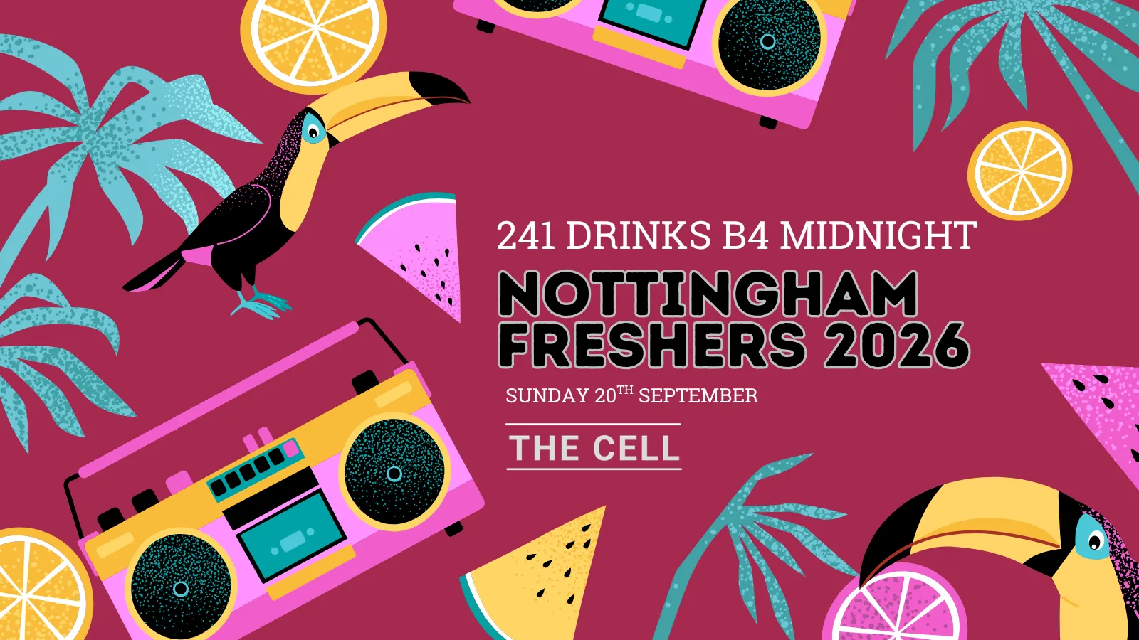 UoN FRESHERS MOVING IN PARTY! LIVE SAX! 🎷 FREE ENTRY + 241 DRINKS BEFORE MIDNIGHT!
