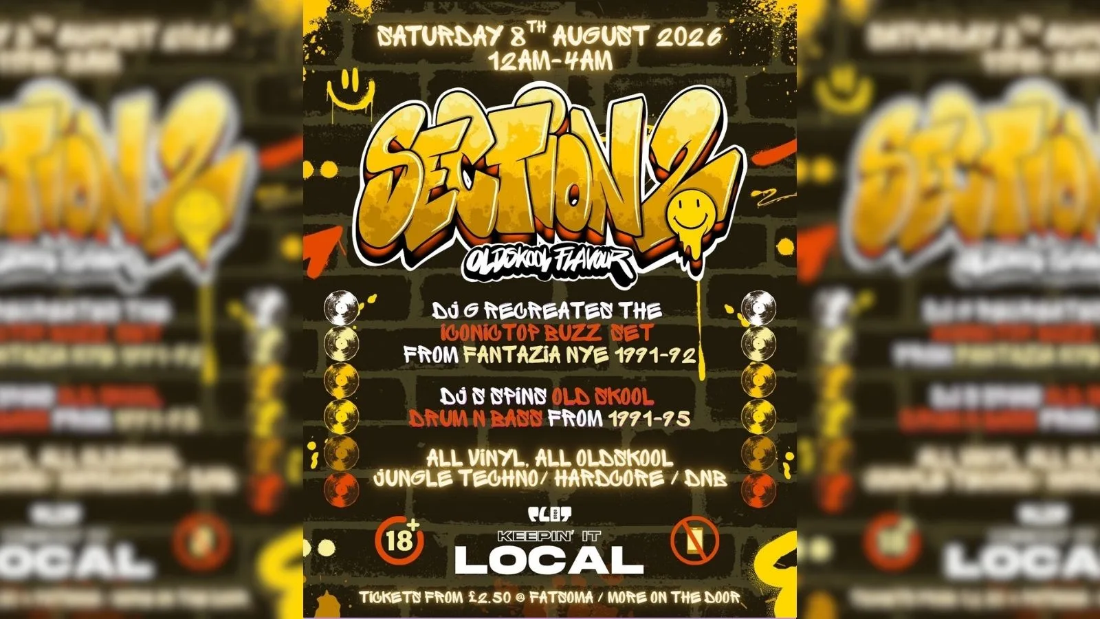 LOCAL w/ Section 2 Old Skool at Plot 22