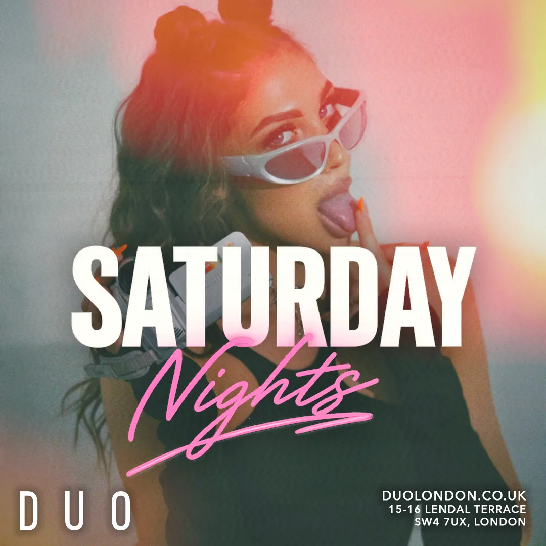 Saturday Nights at DUO Sat 3rd Oct at Duo
