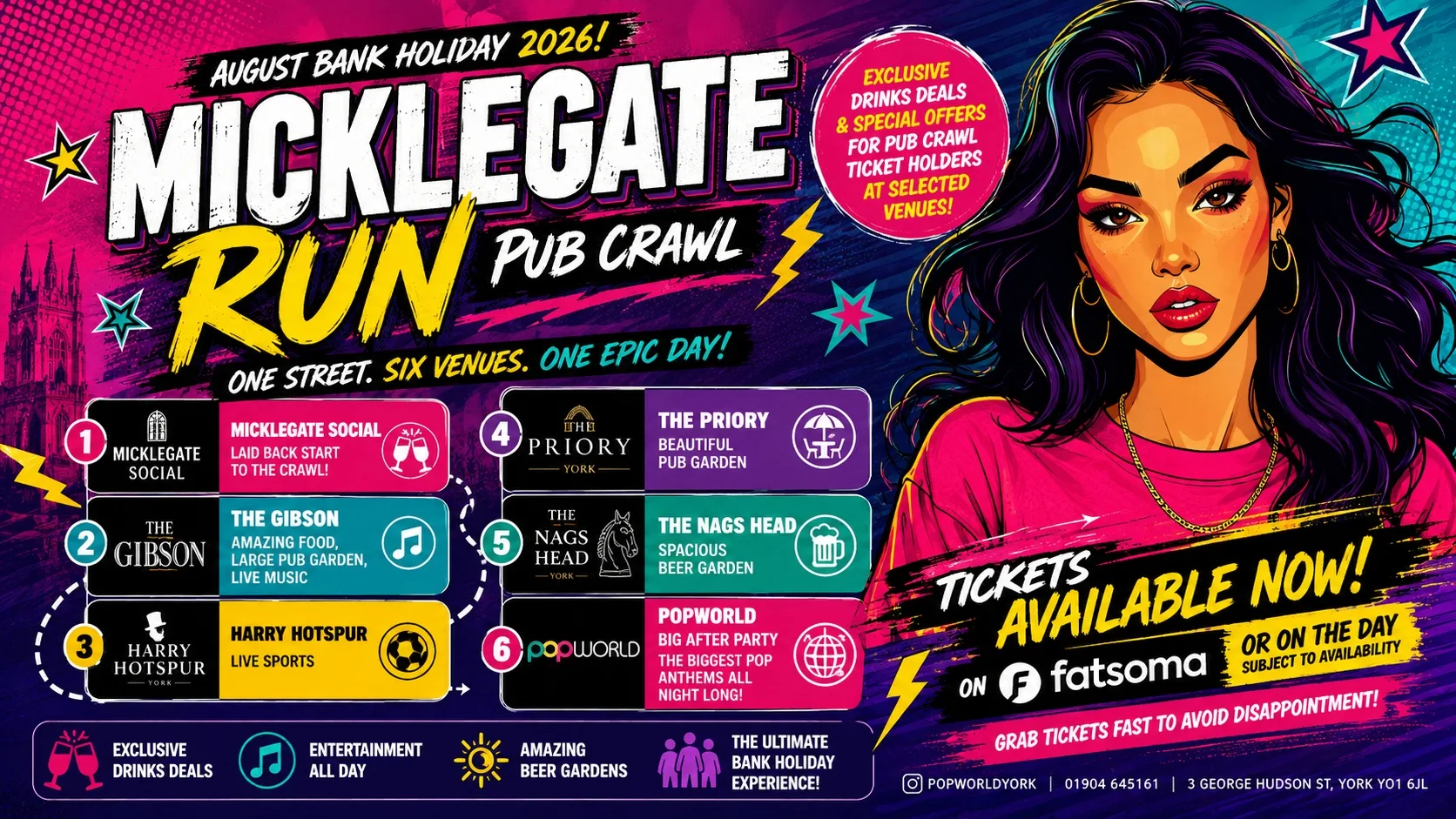 Micklegate run at Popworld