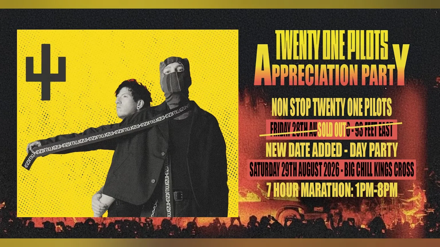 Twenty One Pilots All Points East Pre-Party (London) at 93 Feet East