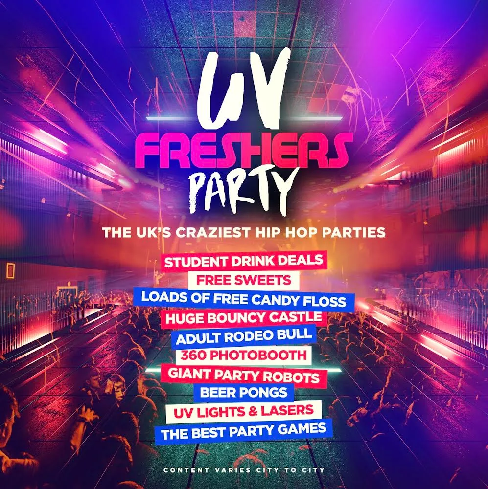 UV Freshers Party - Birmingham 2000+ Ravers