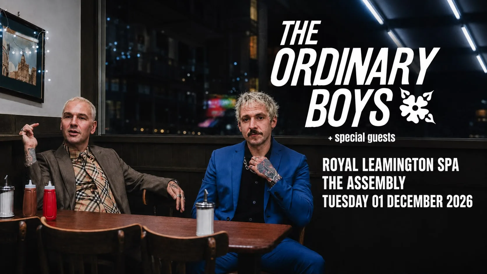 THE ORDINARY BOYS PLUS SPECIAL GUEST 01/12/26 at Assembly Leamington