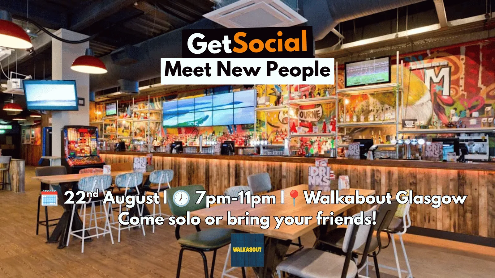 GetSocial Drinks | Meet New People & Make Friends (20s–40s) 🍹