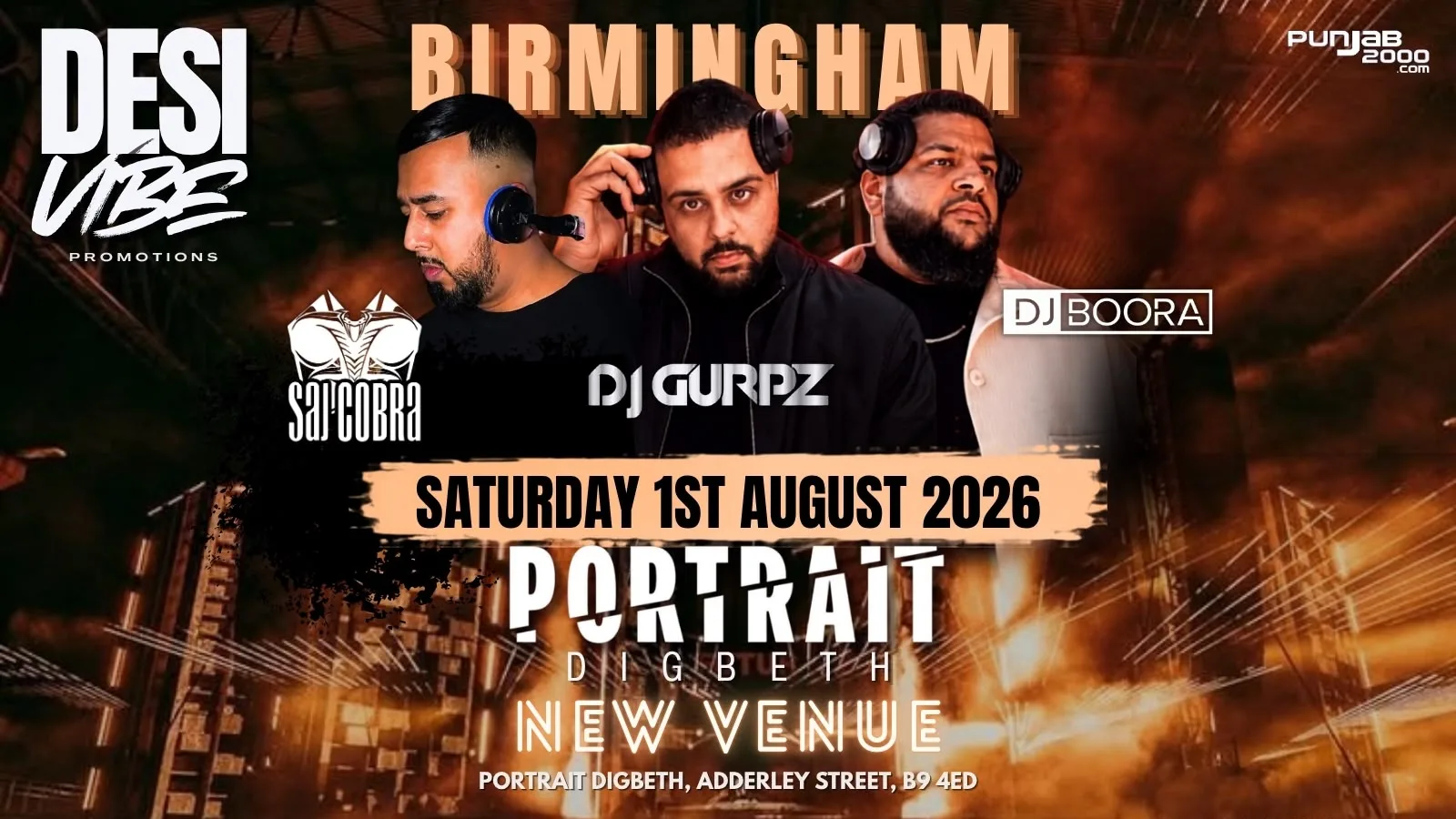 DESI VIBE - SAJ COBRA, DJ GURPZ, DJ DEE & DJ BOORA LIVE