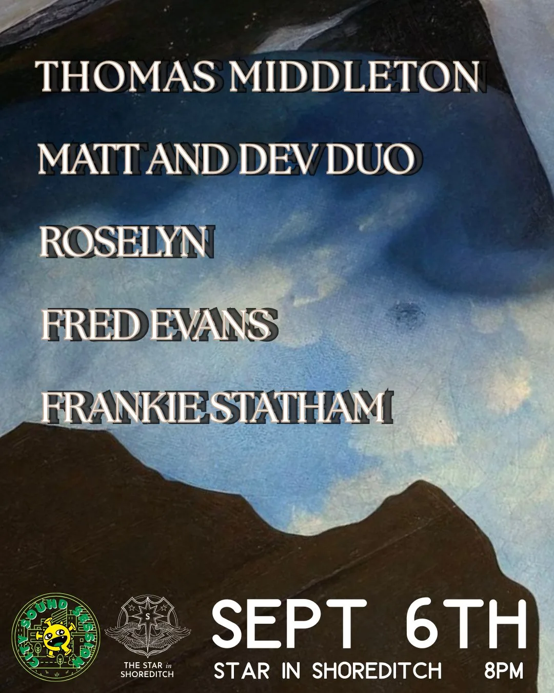 Thomas Middleton, Matt and Ev, Roselyn, Fred Evans and Frankie Statham