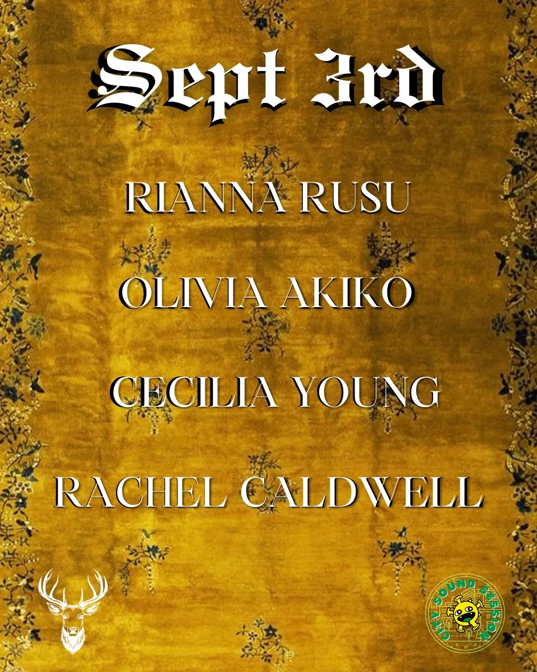 Rianna Rusu, Olivia Akiko, Cecilia Young and Rachel Caldwell at The Stag's Head Hoxton