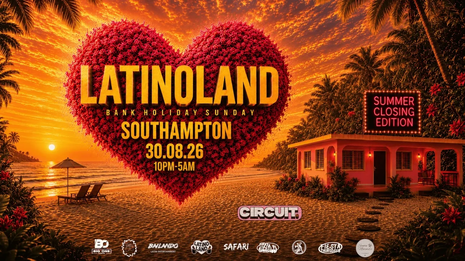 LATINOLAND AT CIRCUIT - SOUTHAMPTON - LA CASITA SUMMER EDITION at CIRCUIT Southampton