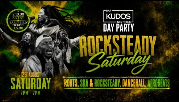 Kudos Presents: Reggae Day Party at KUDOS Bar and Nightclub
