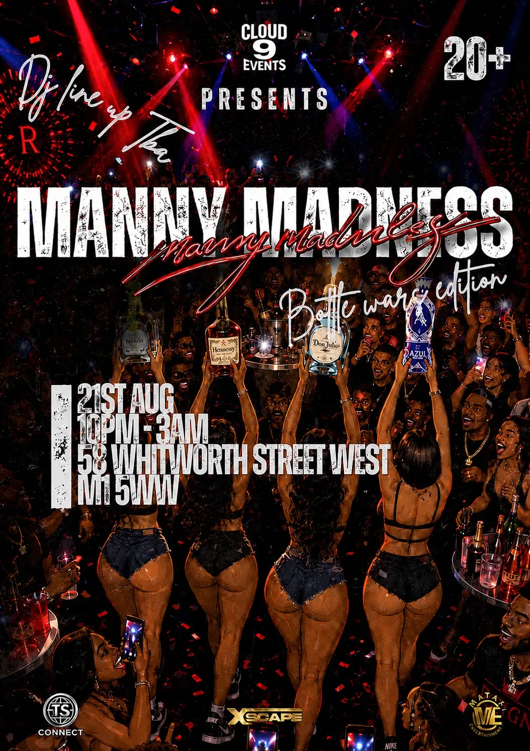 MANNY MADNESS - Afrobeats/HipHop/Amapiano/RnB/DanceHall at Xscape Manchester