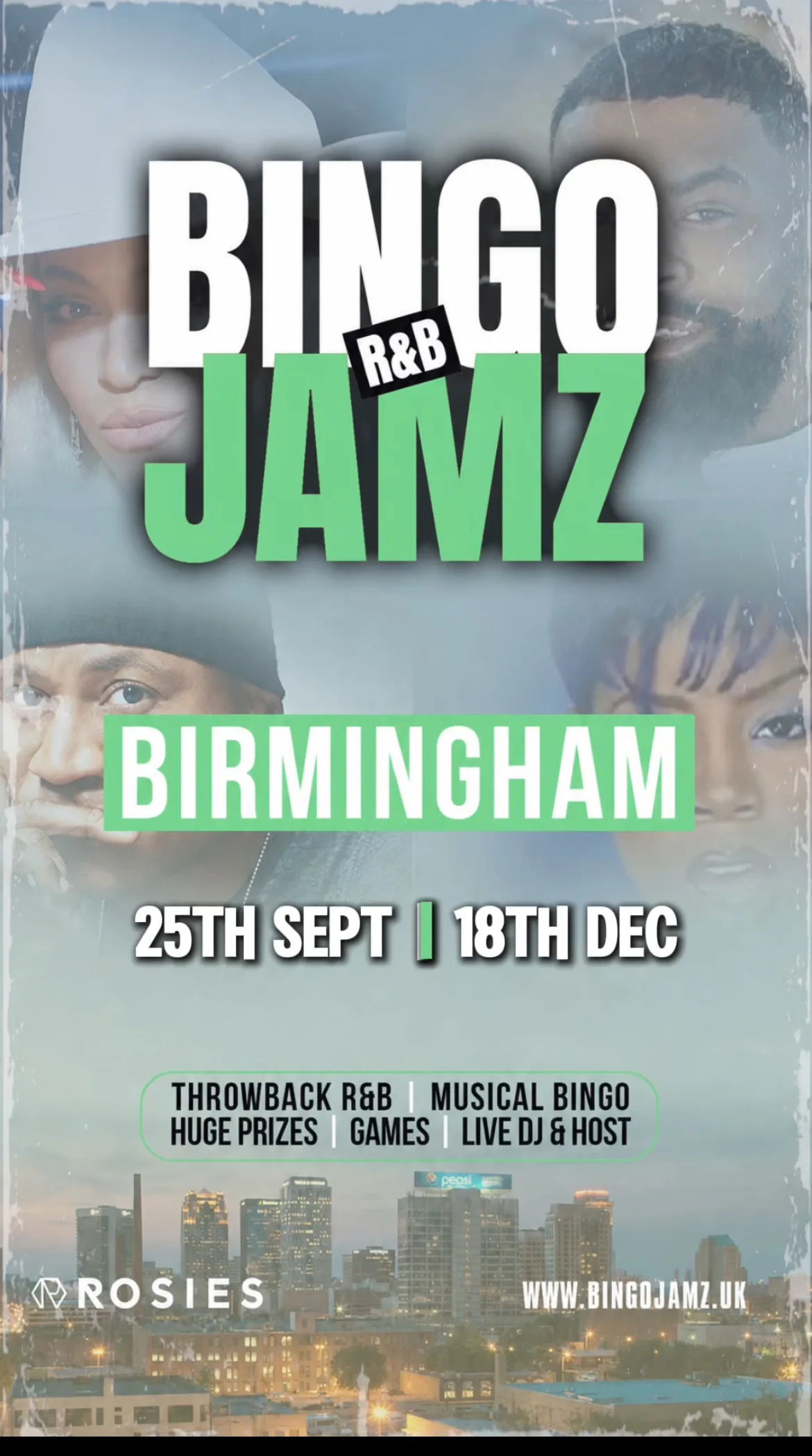 Bingo Jamz Birmingham at Rosies - Birmingham