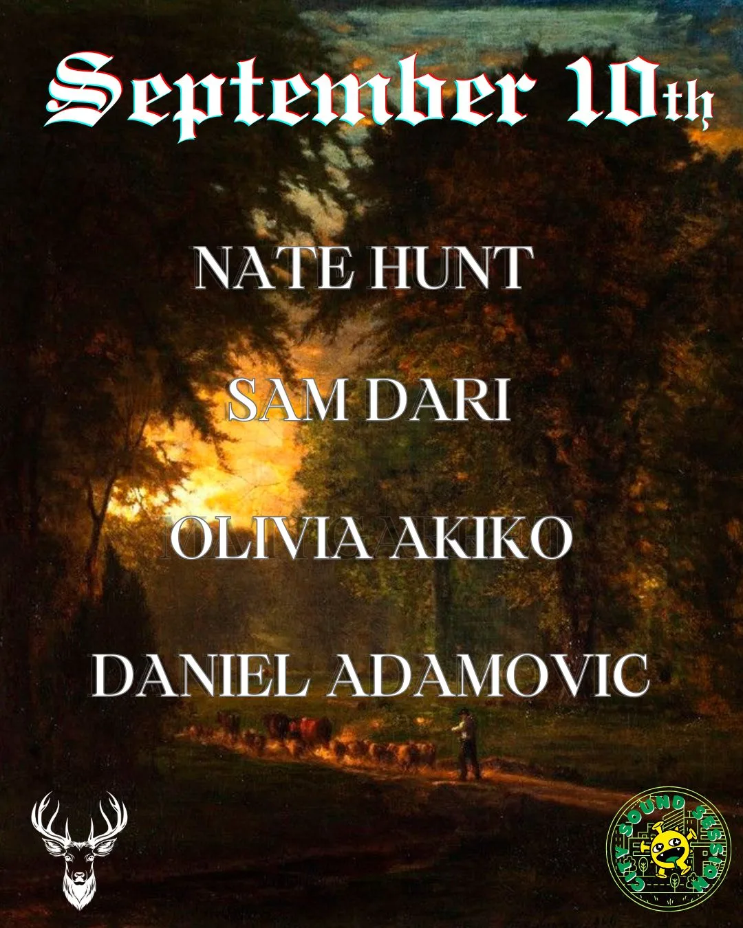 Nate Hunt, Sam Dari, Olivia Akiko and Daniel Adamovic at The Stag's Head Hoxton