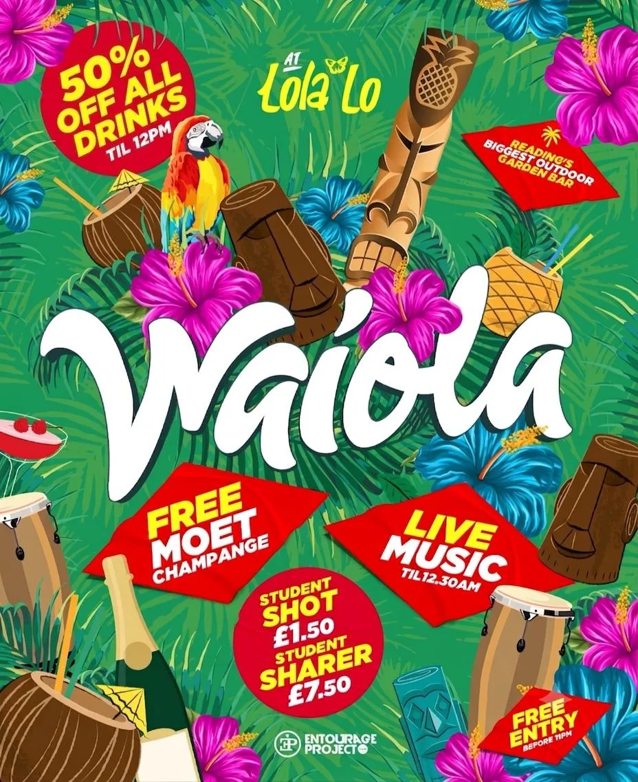 WAIOLA🌴 £1.50 SHOTS ALL NIGHT🍹