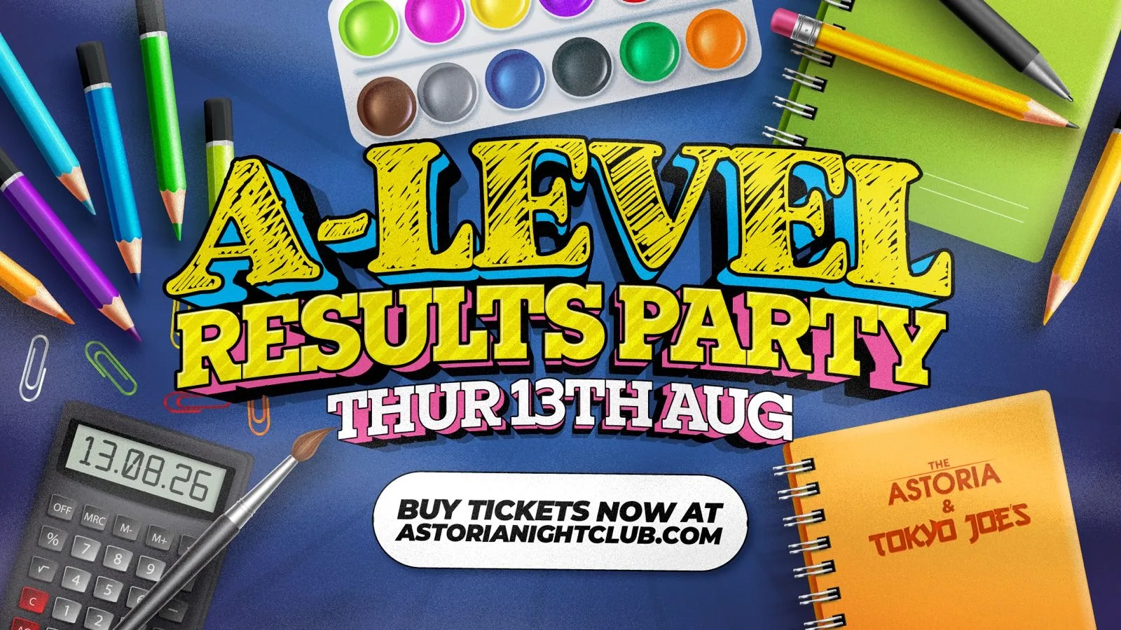 A-levels results night, the legendary party at The Astoria